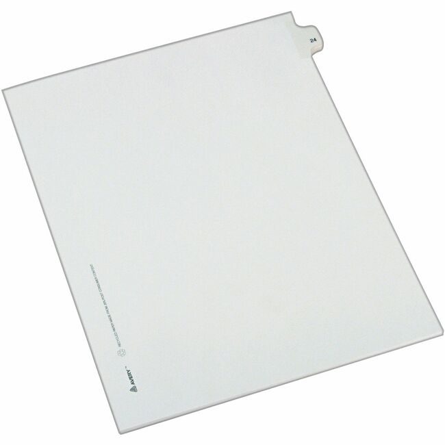 Avery Products Corporation Index Legal Sdtab 24 AVE82222