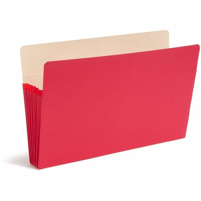 Smead Manufacturing Co. Pocket File Legal 5.25"EXP Red SMD74241