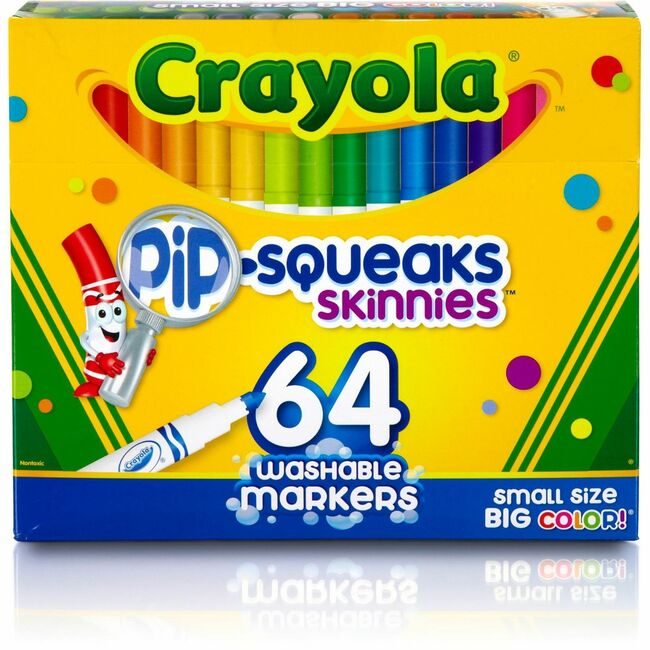 Crayola LLC Marker Wsh Psqk 64ST Assorted CYO588764
