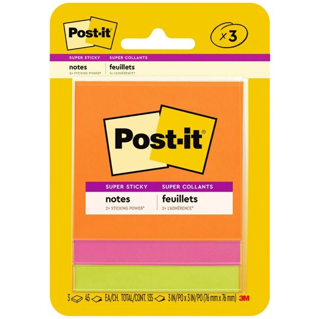 3M Company Notes Supersticky 3X3 Ultra MMM3321-SSAU