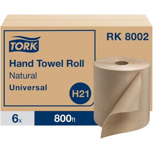 Essity Tork Towel Roll Univ 800BROWN TRKRK8002