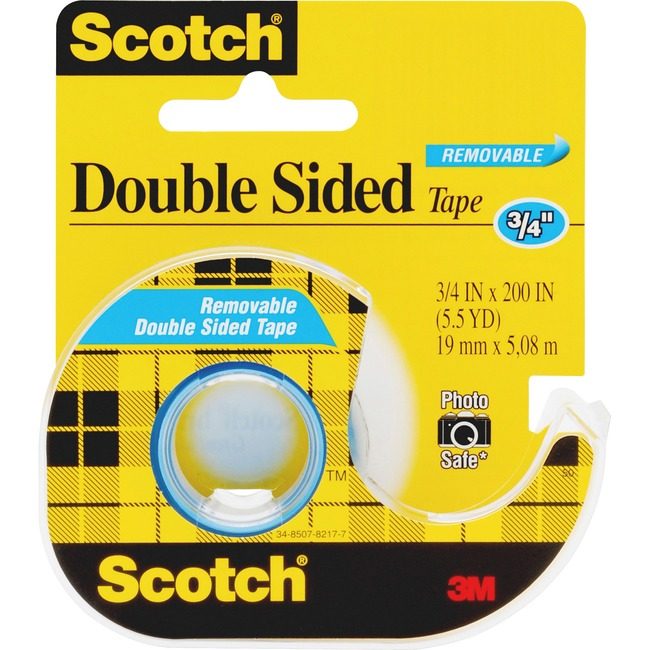 3M Company Tape Dblside Clear 3/4X200 MMM238