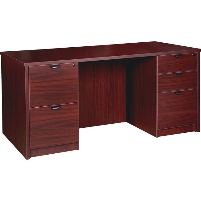 Lorell Desk Double Ped 30X60 My LLRPD3060DPMY