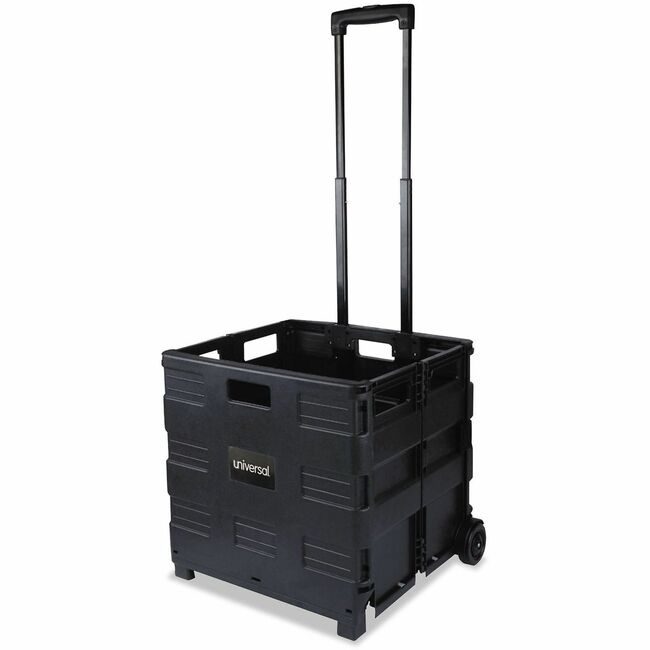 Universal Office Products Cart Stow And Go Black UNV14110
