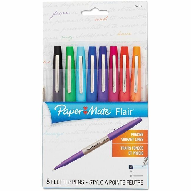 Newell Brands Paper Mate Pen Flair Uf Assorted 8 Count PAP1927694