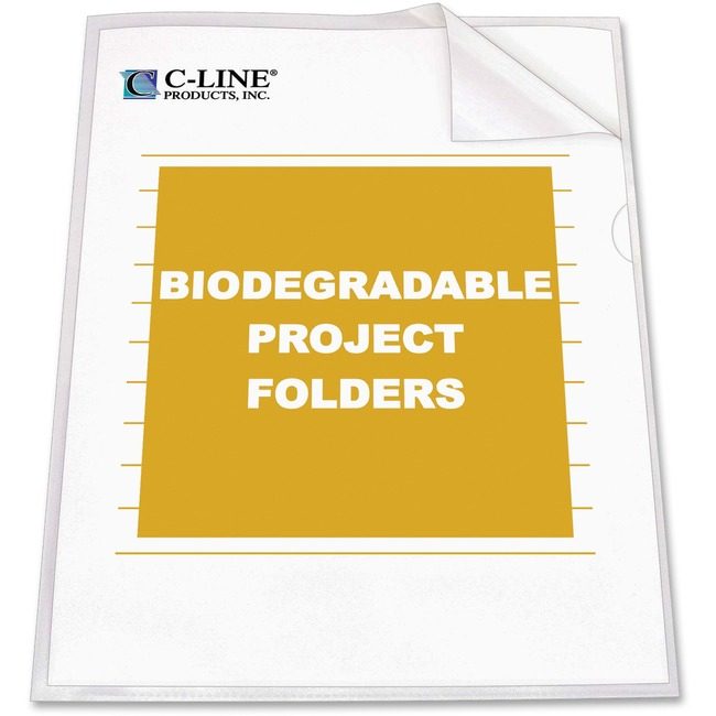 C-Line Products Folder Project Biodg Clear CLI62627