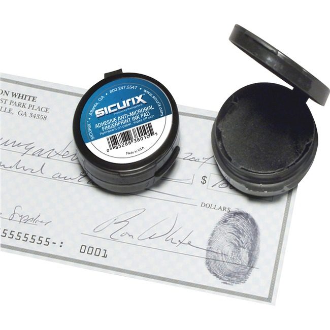 Baumgartens Pad Ink Fingerprint Black BAU38010