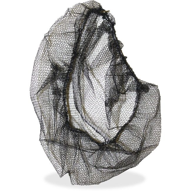 Genuine Joe Net Hair Nylon Black Large 21" GJO85135