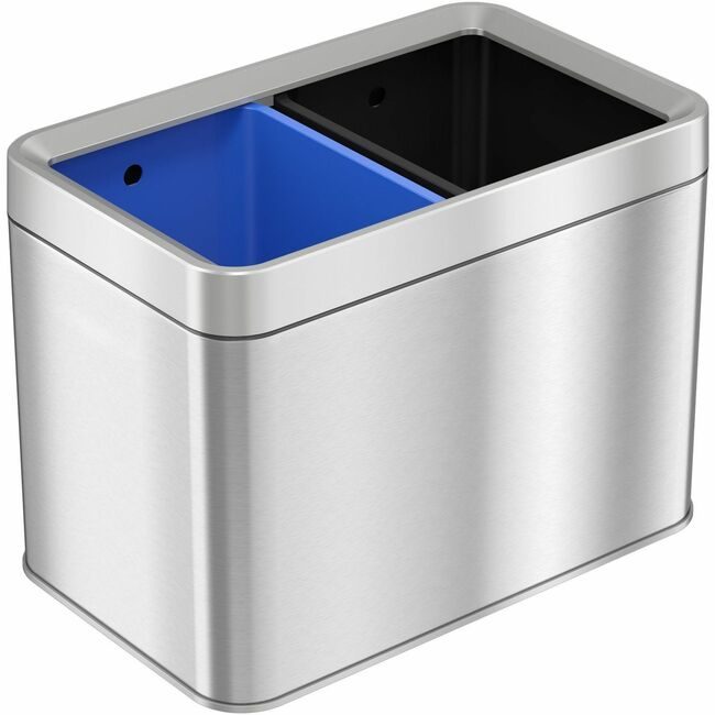 HLS Commercial Trashcan Dual Stainless 5G HLCHLS05DRO
