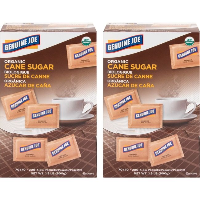 Genuine Joe Sugar Turbinado Brwn GJO70470CT