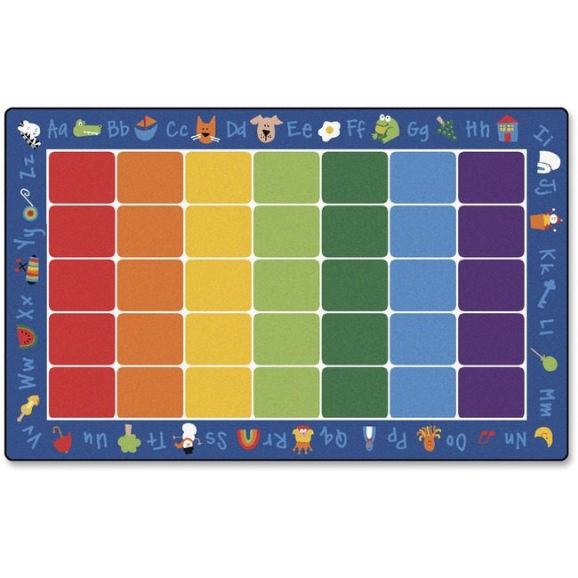 Carpets for Kids Rug Fun Phonics 84"X134" CPT9614