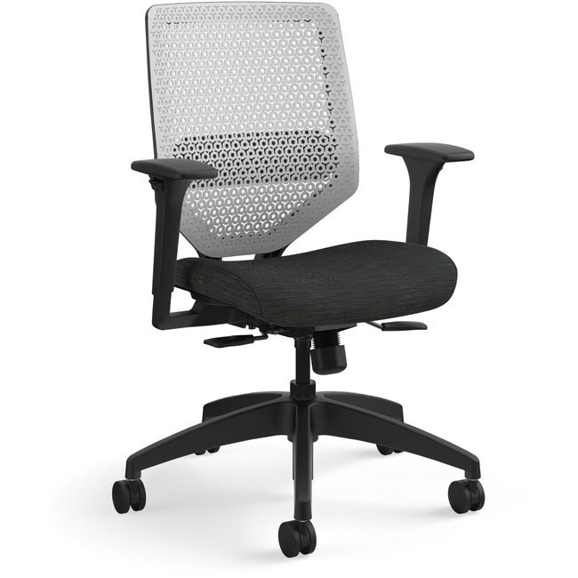 The HON Company Chair Task Mid-Back Arms Black HONSVR1AILC10TK