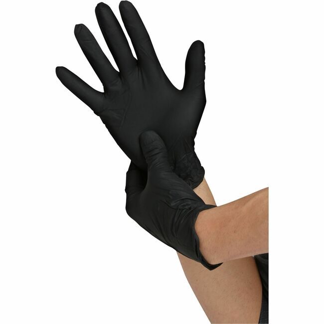 Genuine Joe Gloves Examnit 5MIL Black L GJO15430CT