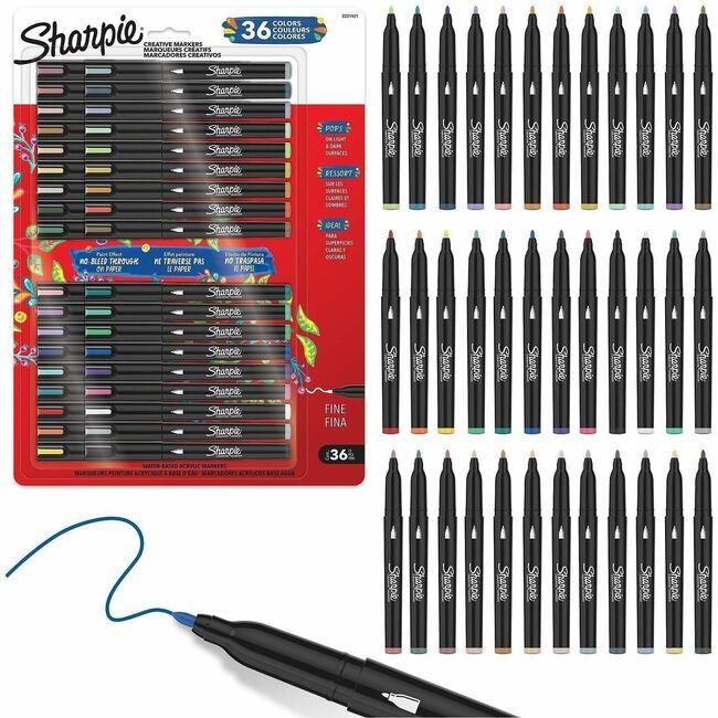 Sharpie / Expo / Prismacolor / Sanford Newell Brands / Sanford Sharpie / Expo / Prismacolor / Marker Shrp Finecreate 36 Count SAN2221921