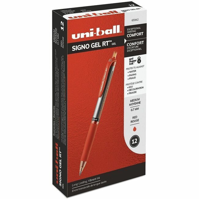 Mitsubishi Pencil Co. / uni-ball Pen Gel Red 0.7 Dz UBC65942