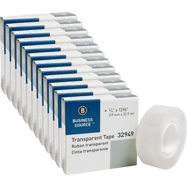 Business Source Tape Roll Transpr 3/4X1296" BSN32949PK