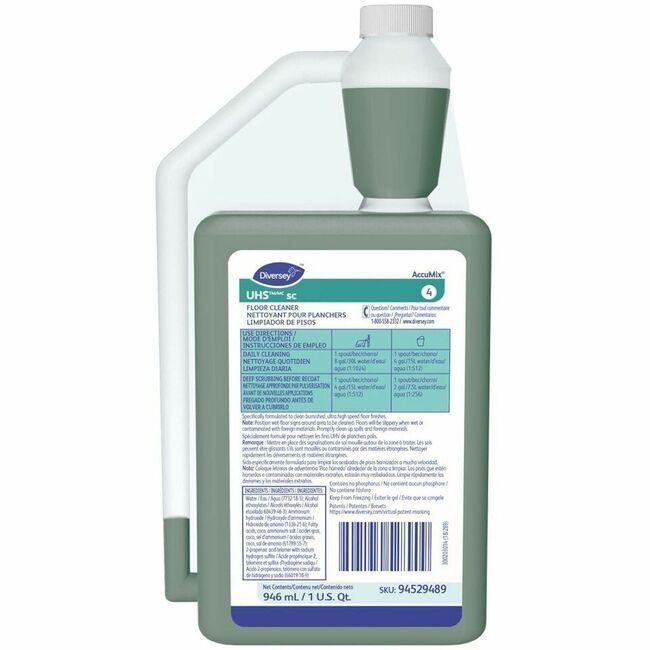 Diversey Cleaner Maint Flr 32OZ 6 Count DVO94529489