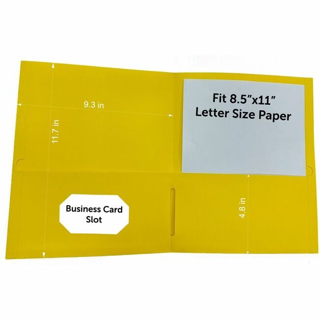 Business Source Portfolio Dbpkt 8.5X11.5 Ye BSN78556