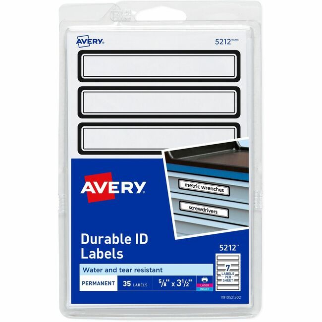 Avery Products Corporation Label Durable Hw 7UP AVE05212