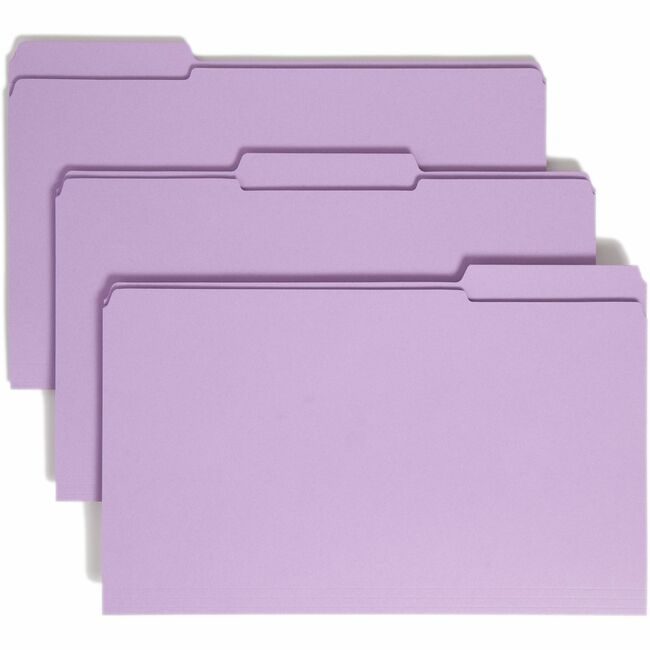 Smead Manufacturing Co. Folder File Legal 1/3 AST Lvn SMD17434