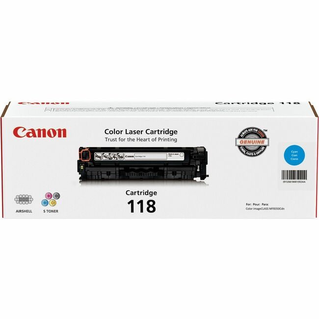 Canon U.S.A. Crtdg Laser Cyn CNMCRTDG118-CY