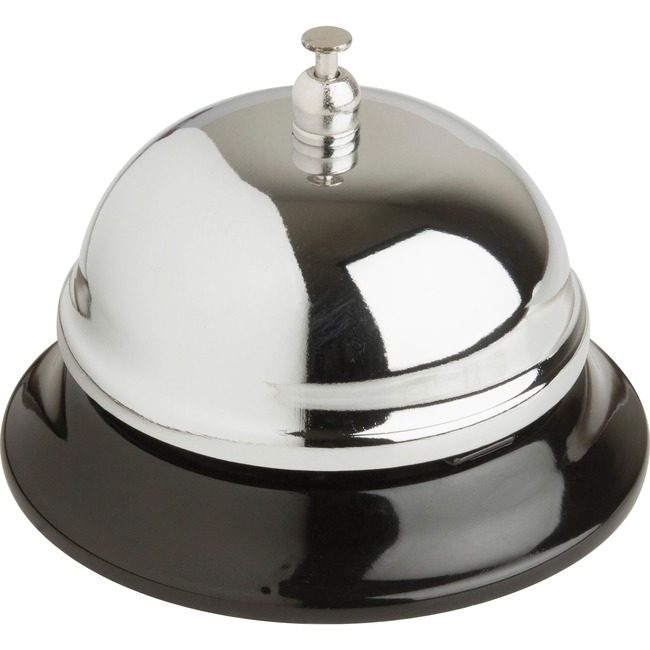 Business Source Bell Call Nickel Plated BSN01583