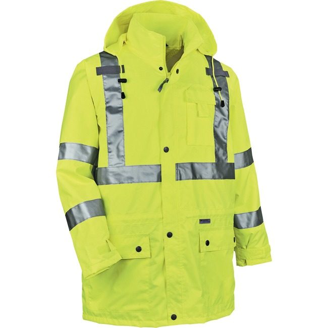 Ergodyne Rain Jacket XL Lime EGO24325