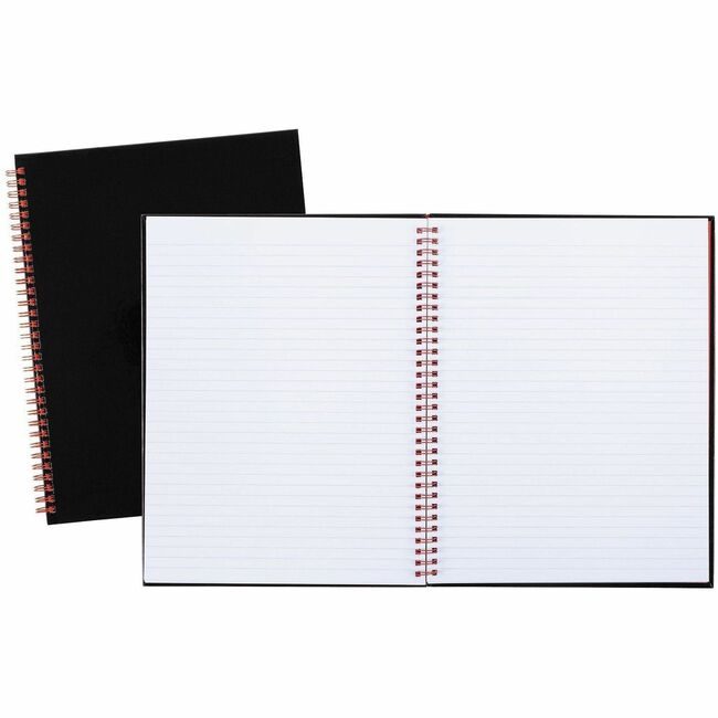 John Dickinson / JD notebooks Notebook Wirebnd 11X8 Bk/Rd JDKK67030