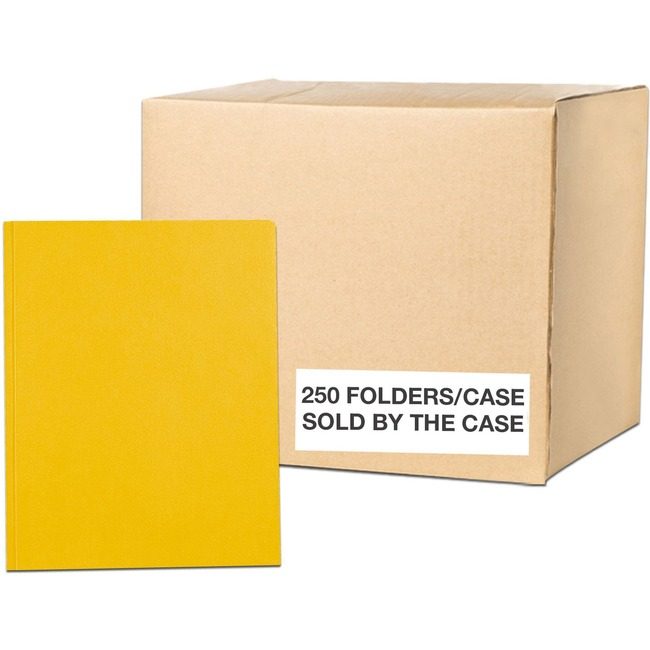Roaring Spring Paper Products Prong Folders Yellow ROA54125CS