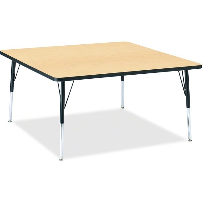 Jonti-Craft, Inc. Table Square 48X48 Mpl/Bk JNT6418JCA011