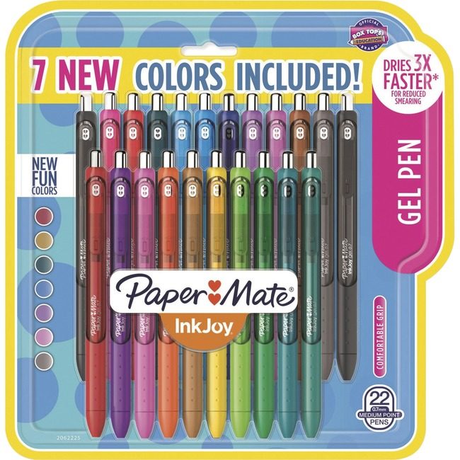 Newell Brands Paper Mate Pen Gel Rt .7 Assorted 22/PK PAP2062225