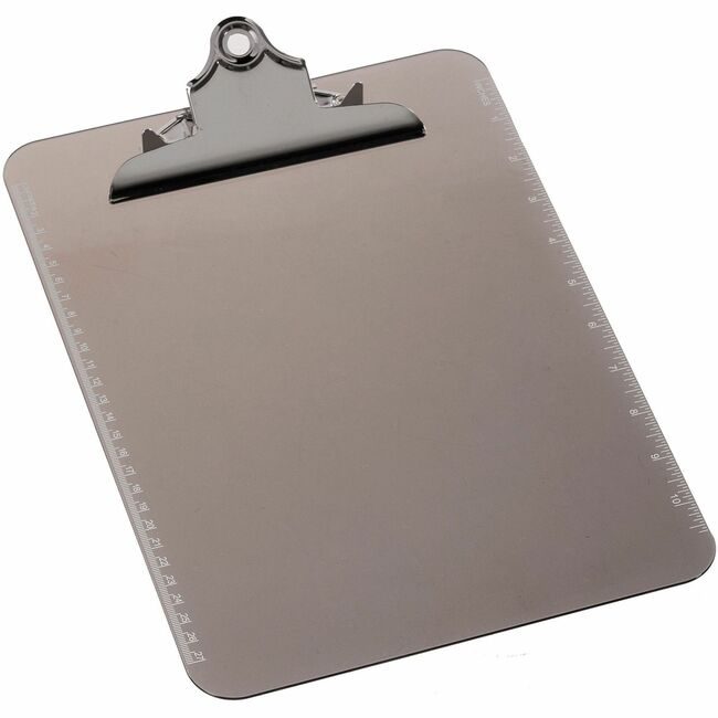 Business Source Clipboard Plastc 9X12 Smoke BSN01861
