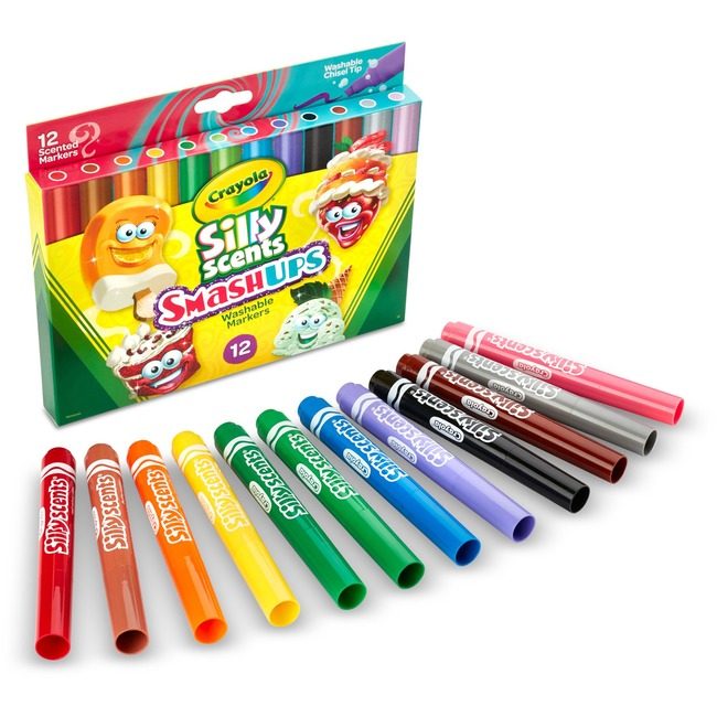 Crayola LLC Mkr 12 Count Wedgetip S/Scents CYO588279
