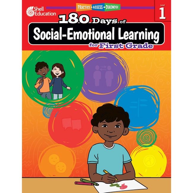 Teacher Created Materials / Shell Education Book 180 DAYS Sel GRADE1 SHL126957