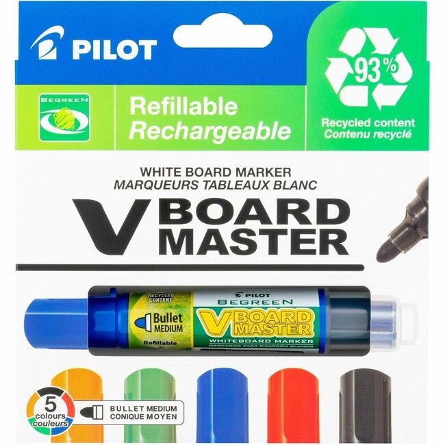 Pilot Corporation of America Marker Whtbrd Assorted Bg Bt 5 Pack PIL43921