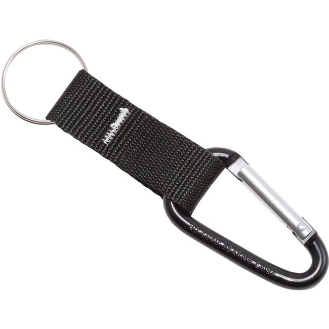 Advantus Corporation Carabiner Keyring 10/PK Black AVT75556