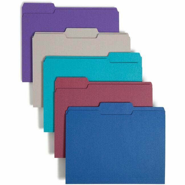 Smead Manufacturing Co. Folder File Letter 1/3 Assorted SMD11948