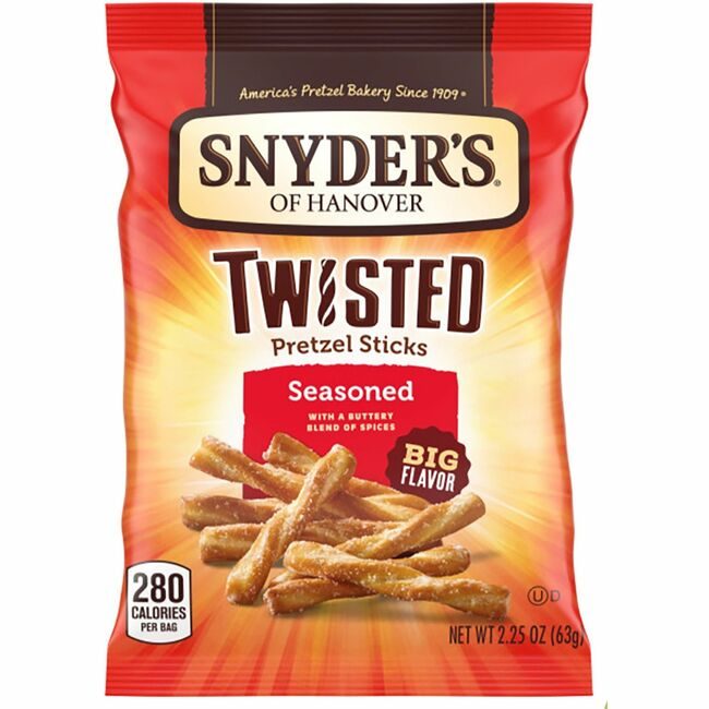 Office Snax Pretzel Seasoned 2.25OZ OFX14750