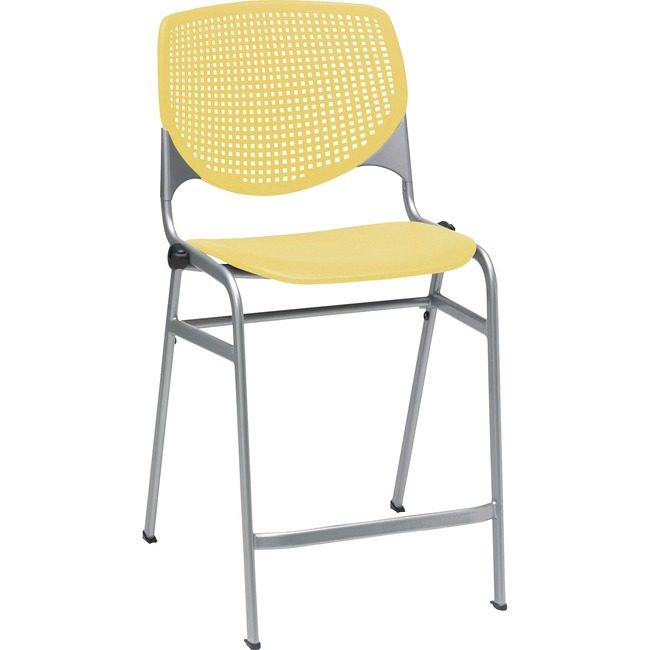 KFI Seating Stool Counter Yellow KFICT2300BKP12