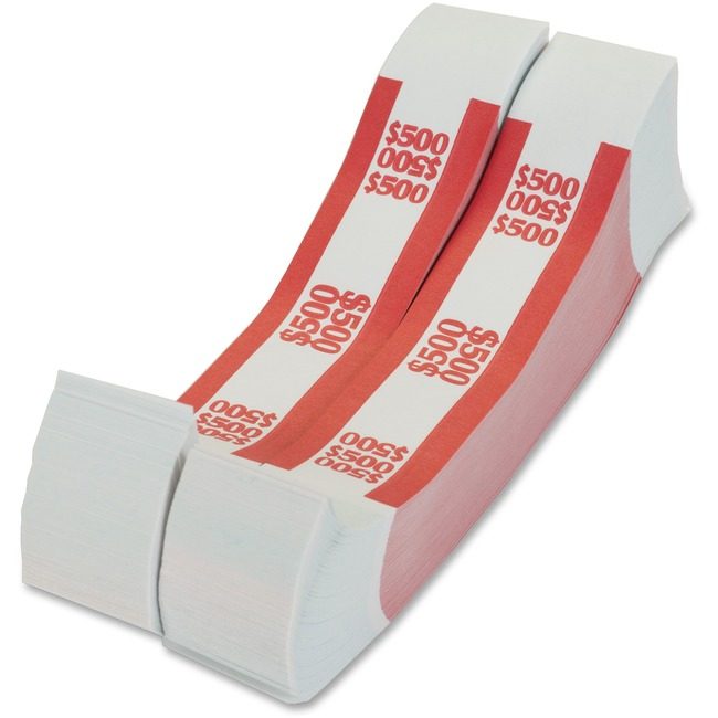 PAP-R Products Strap Currency $500 Red PQP400500