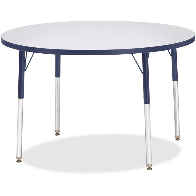 Jonti-Craft, Inc. Table Activity 42"RND Gy/Ny JNT6468JCA112