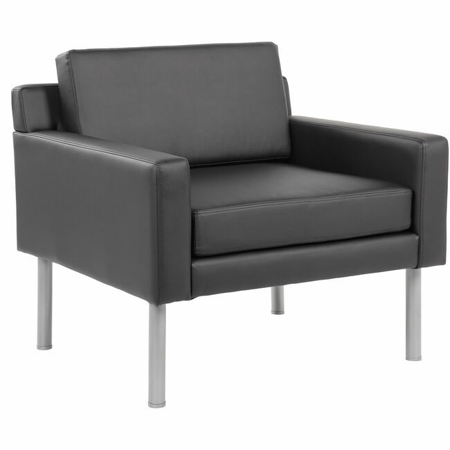 Boss Office Products Chair Lounge Antimicrobial Bla BOP8001BK
