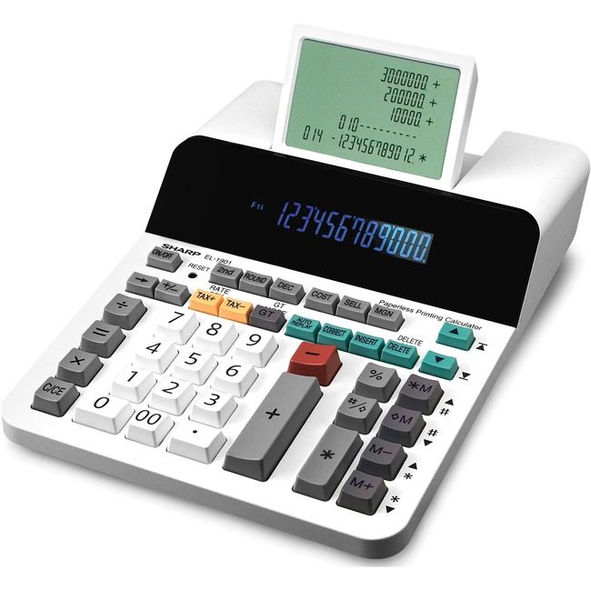 Sharp Electronics Calc Printing Paperless We SHREL-1901
