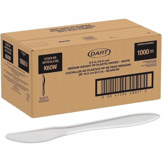 Dart Container Corporation Cutlery Knife Pp We 1000 DCCK6OW
