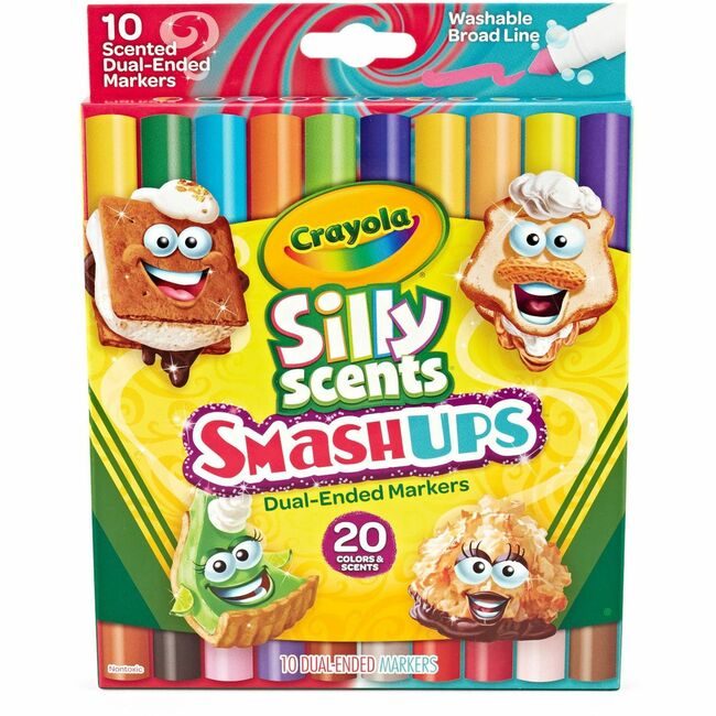 Crayola LLC Marker Dual Wash 10 Count CYO588342