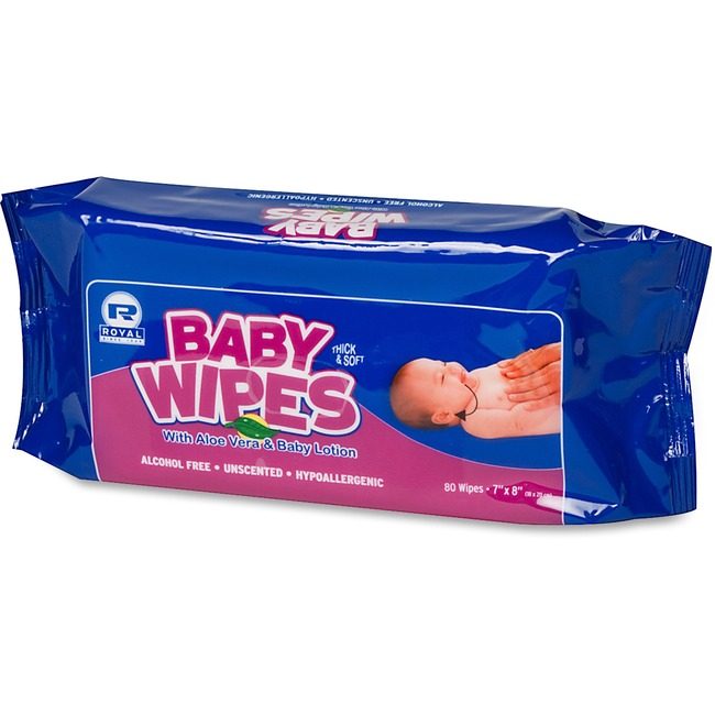 Royal Paper Products, Inc. Refill Wipe Baby Aloe RPPRPBWUR80