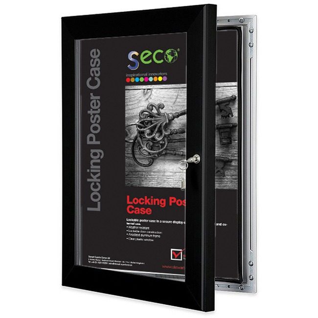 Stewart Superior Seco Case Poster Lckng 18X24 Black SSCLCASE1824BL