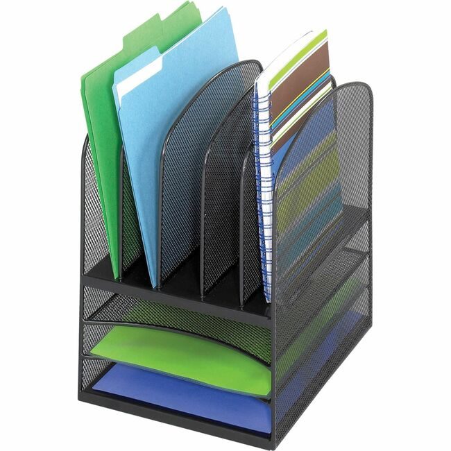 Safco Products Organizer Mesh Desk Combo SAF3266BL