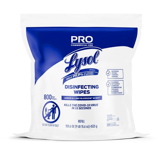 Reckitt Lysol / Resolve / Air Wick / Easy-Off / product-specific Wipe Disnf Lemon Refill 800 RAC99857