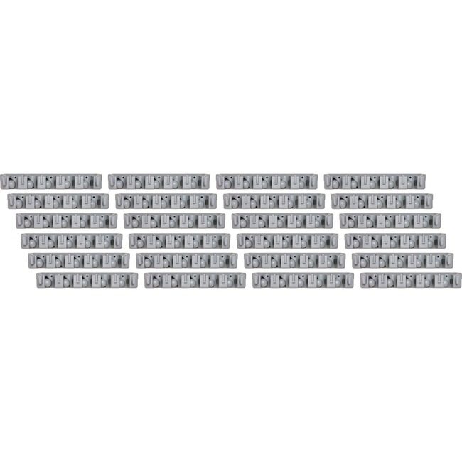 Genuine Joe Rack Wall With Hooks GJO12504CT